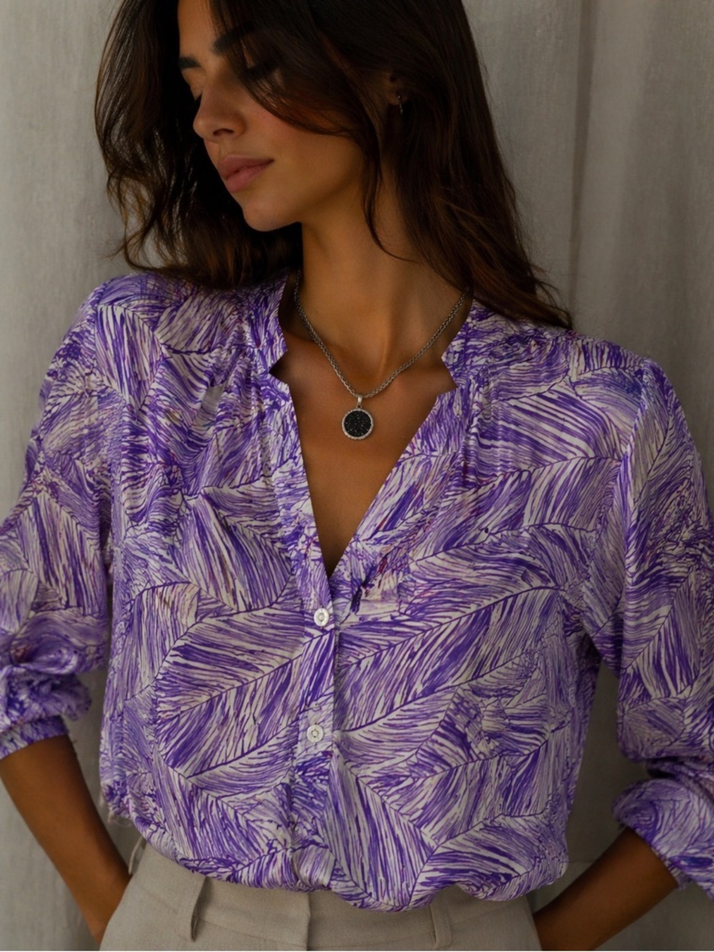 Milly silk blouse size 10 NWOT